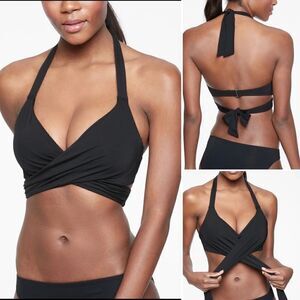 Athleta Black Women's Swim Top
